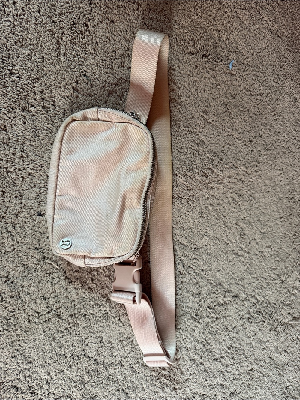 Lululemon Blush Pink Crossbody Belt Bag
